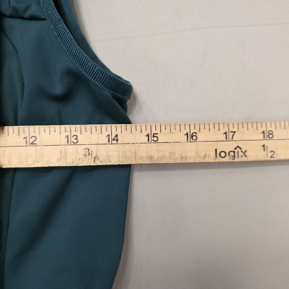 Lululemon Womens 2 Down For It All Vest Teal Insulated Running Layer Outdoors - Picture 13 of 14